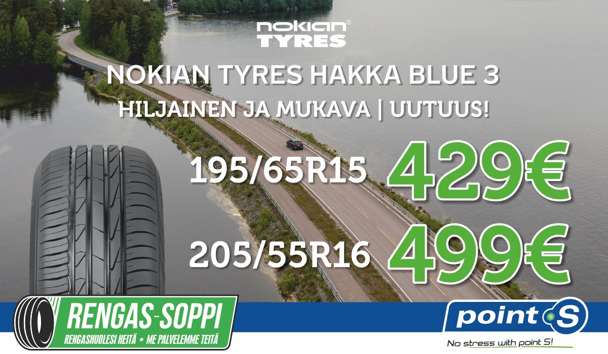Nokian Tyres Hakka Blue 3 | UUTUUS!!