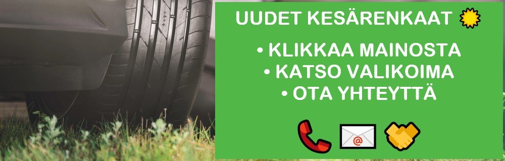 UUDET KESÄRENKAAT | KLIKKAA JA KATSO VALIKOIMA