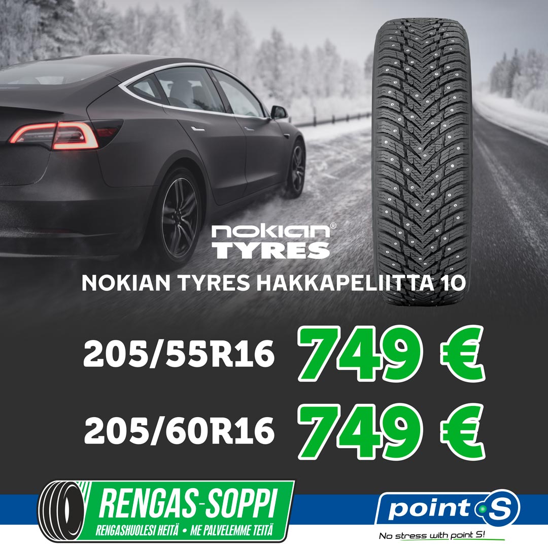 NOKIAN TYRES HAKKAPELIITTA 10 | Nastarengas | Mielenrauhaa pohjoiseen talveen