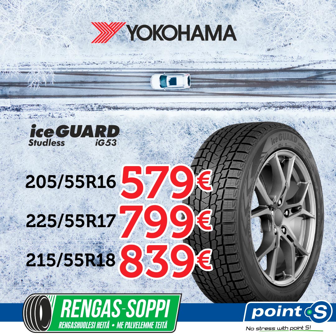 YOKOHAMA IceGuard iG53 | Kitkarengas | YOKO OLETTE TAVANNEET?