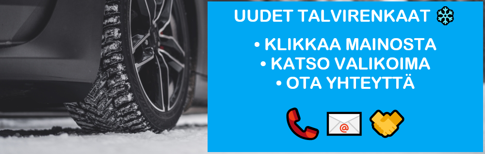 UUDET TALVIRENKAAT | KLIKKAA MAINOSTA JA KATSO VALIKOIMA