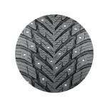Nokian Tyres Hakkapeliitta 10 EV -renkaan kulutuspinta ja nastat
