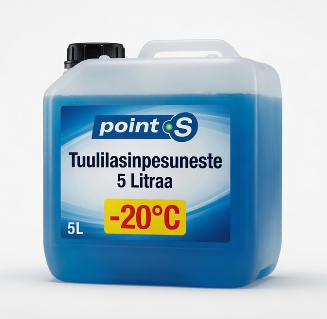 PointS Tuulilasinpesuneste 5 Litraa -20°C